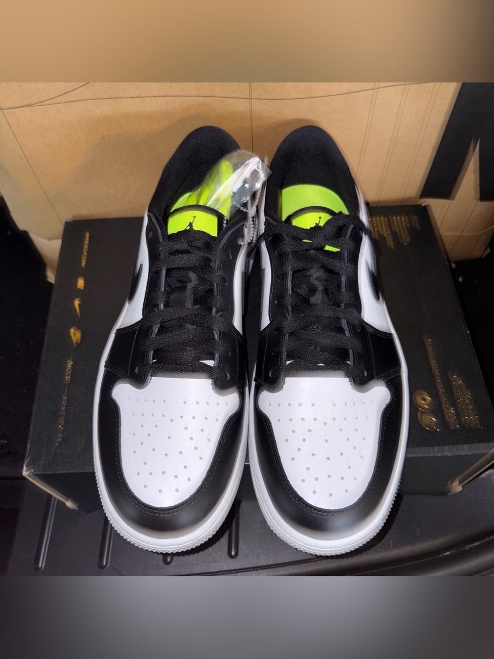 NEW Nike Air Jordan 1 Retro Low Golf Phantom Volt NBY DD9315-108 Men Size 10.5 - Picture 4 of 8
